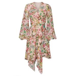 JAYGODFREY Floral Pink Midi Dress